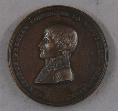 H. AUGUSTE
Médaille de bronze au profil de...