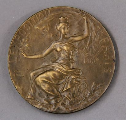 Georges LEMAIRE (1853-1914)
Médaille en bronze...