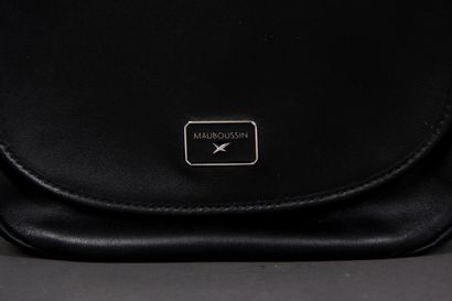 MAUBOUSSIN

Sac en cuir noir à rabat