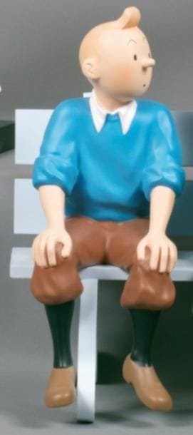 HERGÉ
TINTIN Leblon-Delienne 45 Tintin assis...