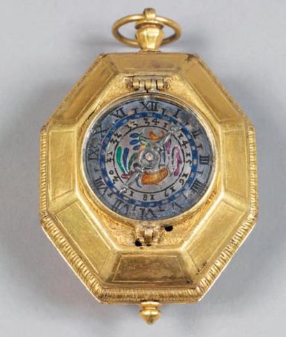 Montre octogonale Allemagne vers 1550 / 1570,...