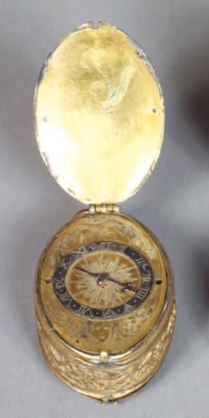 Montre puritaine ovale, vers 1600, autrefois...