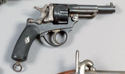 Revolver à barillet type 1874, invention...