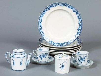 Arras
Suite de six assiettes en porcelaine...