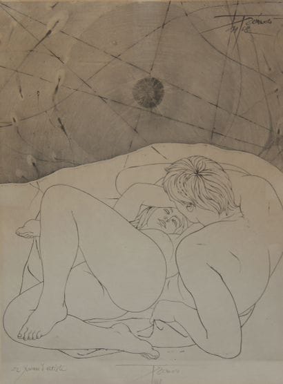 Quatre lithographies :

- TREMOIS

Couple

EA...