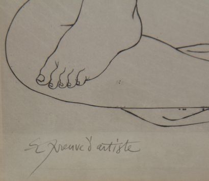Quatre lithographies :

- TREMOIS

Couple

EA...