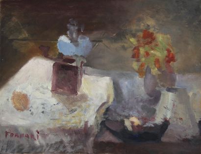 FORNARI

Naure-morte

Huile sur toile signée...