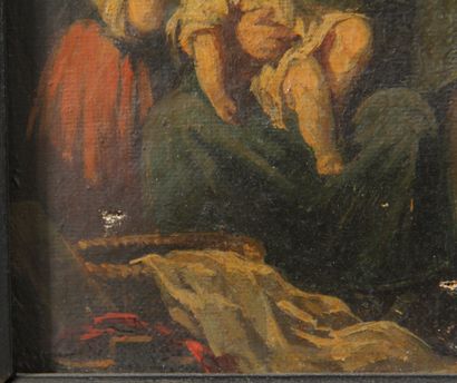 Ecole du XIXème s.

La famille du menuisier

Huile...