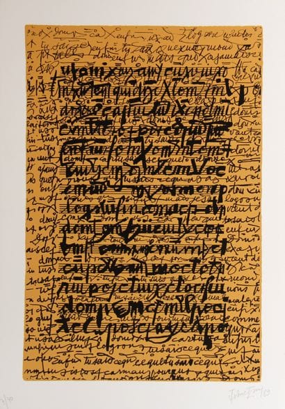 Isidore ISOU (1925-2007)

Composition, 1989

Sérigraphie...
