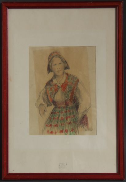 J. HELLE

Femme en costume

Mine de plomb...