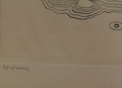 Quatre lithographies :

- TREMOIS

Couple

EA...
