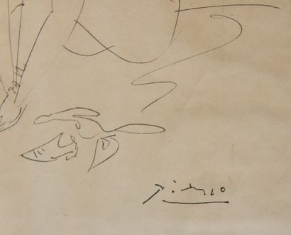 Pablo PICASSO d'après - Georges BETEMPS 

Chien,...