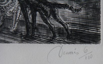 Albert DECARIS (1901-1988)

Le bal masqué

Lithographie...