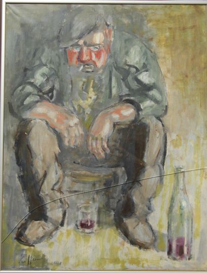 Charles KIFFER (1902-1992)

Le buveur

Aquarelle...