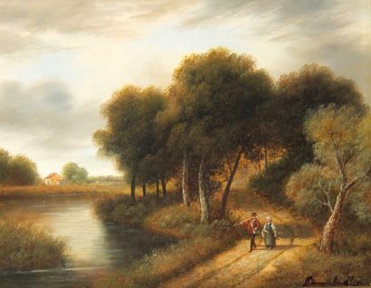 *Lot :

- VAN DE VELDE

Bateau de pêche

Huile...