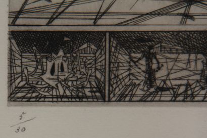 Quatre lithographies :

- TREMOIS

Couple

EA...
