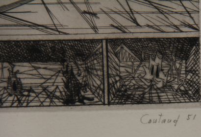 Quatre lithographies :

- TREMOIS

Couple

EA...
