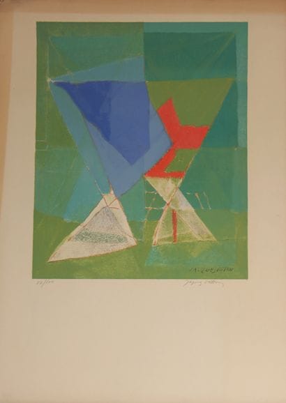 Jacques VILLON (1875-1963)

Composition cubiste

Lithographie...