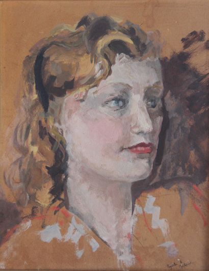 Ecole moderne

Jeune fille

Huile sur carton

41...