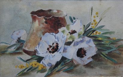 Ecole moderne

Nature-morte

Deux aquarelles

12...