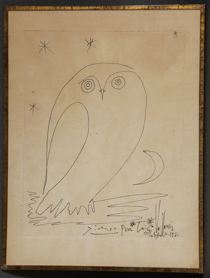 Pablo PICASSO d'après - Georges BETEMPS 

Chien,...