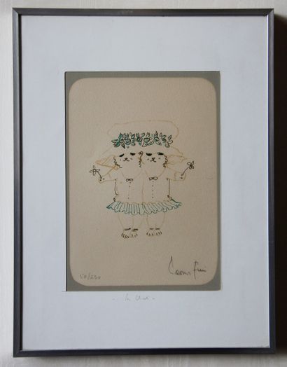 Léonor FINI (1907-1996)

-Les chats

Lithographie...