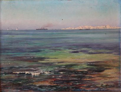 Edouard MARSAL (1845-1929)

Bord de mer

Huile...