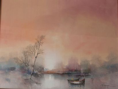 Alferio MAUGERI (1933-)

Barques 

Huile...