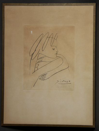 Pablo PICASSO d'après - Georges BETEMPS 

Chien,...