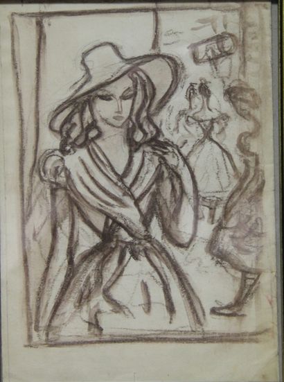Charles KIFFER (1902-1992)

Portrait de femme

Encre...