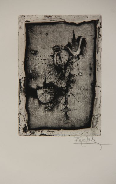 Carton à dessin avec lithographies et autres...