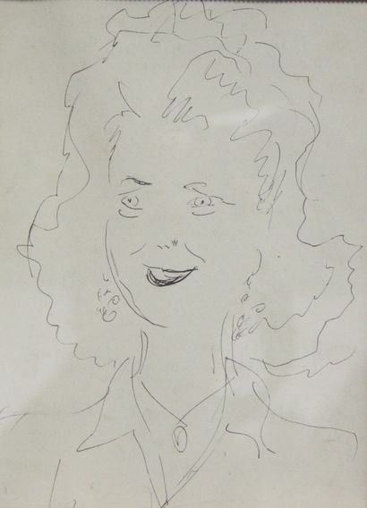 Charles KIFFER (1902-1992)

Portrait de femme

Encre...