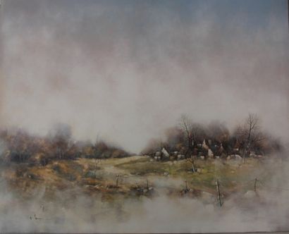 Alferio MAUGERI (1933-)

Paysage avec village

Huile...