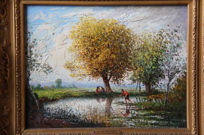 Giorgio di PALMA (XXème s.)

La pêche

Huile...