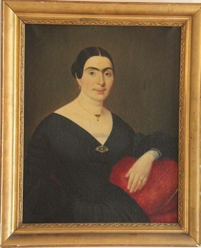 Ecole du XIXème s.

Portrait de femme

Huile...