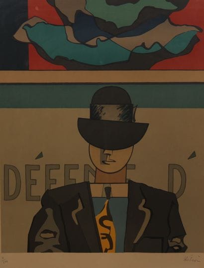Jean HELION (1904-1987)

Défense d'entrée

Lithographie...