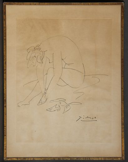Pablo PICASSO d'après - Georges BETEMPS 

Chien,...