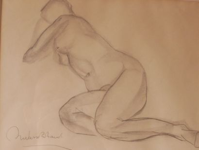Ecole moderne

Femme nue

Fusain signé en...