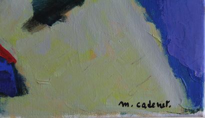M. CADENET

Composition abstraite

Deux huiles...