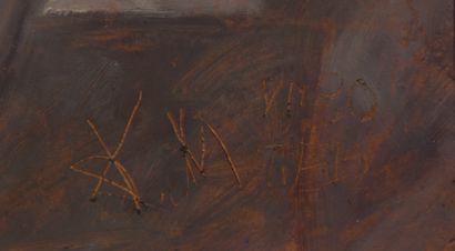 - Ecole contemporaine

Portrait d'homme

Huile...