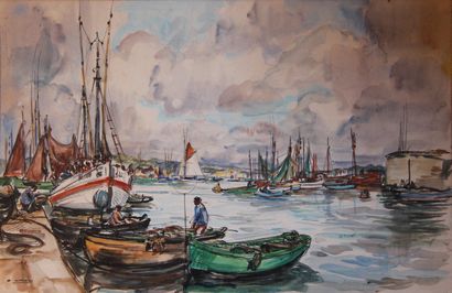 Paul GIROL (1911-1989)

Port de pêche

Aquarelle...