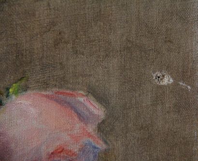Trois tableaux :

- MARCADIER

Nature-morte...