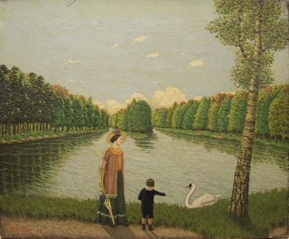 BONNIER (XXème s.)

Mère et son enfant donnant...