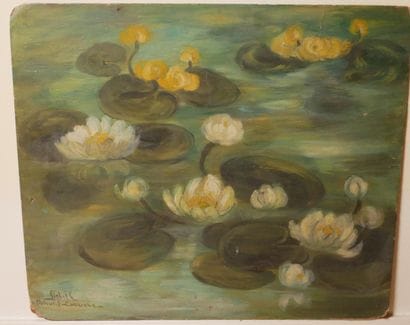 Lisbeth DELVOVE CARRIERE (1878-1968)

Nénuphars

Huile...