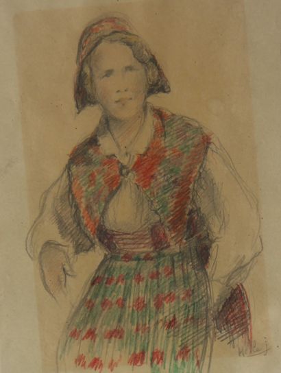 J. HELLE

Femme en costume

Mine de plomb...