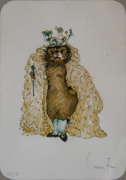 Léonor FINI (1907-1996)

-Les chats

Lithographie...