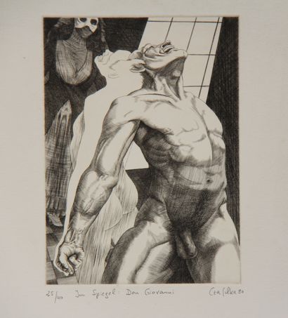 Carton à dessin avec lithographies et autres...