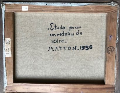MATTON Charles (1931-2008)

Etude pour un...