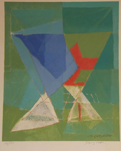 Jacques VILLON (1875-1963)

Composition cubiste

Lithographie...