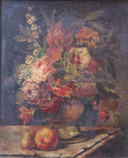 Ecole du XIXème s.

Bouquet de fleurs

Huile...